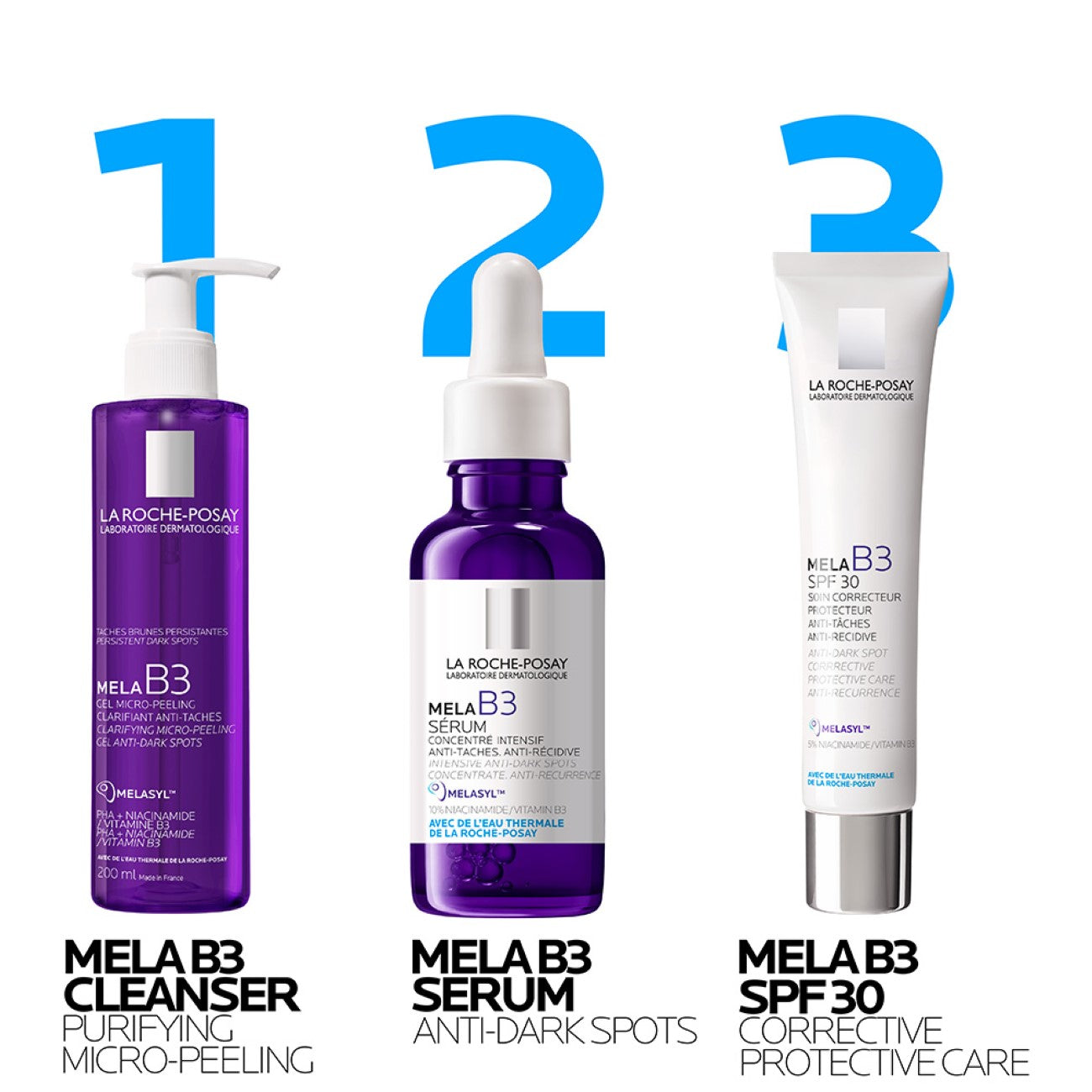 La Roche-Posay Mela B3 Anti-Dark Spots Cleanser With Niacinamide - For All Skin Types