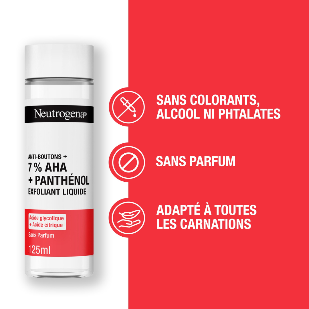 Neutrogena Spot Control+ With AHA + Panthenol Liquid Exfoliant